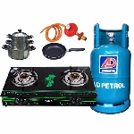  bộ bếp gas đôi kính taka 